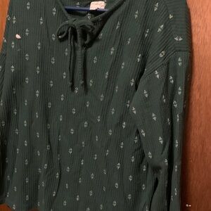 Wonderly Deep Green Knit Top